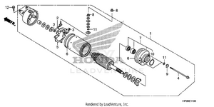 Starting Motor Schematic