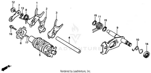 Gearshift Drum Schematic