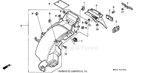 Rear Fender Schematic