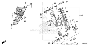 Rear Shock Absorber (2) Schematic