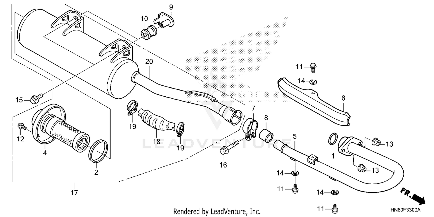 EXHAUST MUFFLER