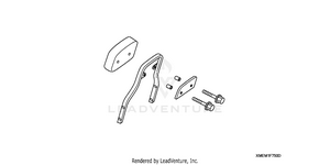 Chrome Backrest With Pad (low) Schematic