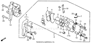 Front Brake Caliper 2 82 Schematic