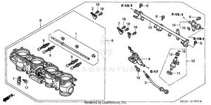 Throttle Body Assy. ('02-'03) Schematic