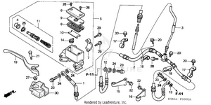 Front Brake Master Cylinder Schematic