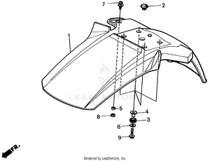 Front Fender Schematic