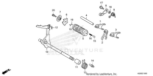 Gearshift Drum Schematic