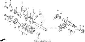 Gearshift Drum Schematic