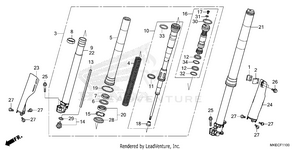 Front Fork Schematic