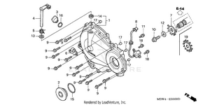 Right Crankcase Cover Schematic