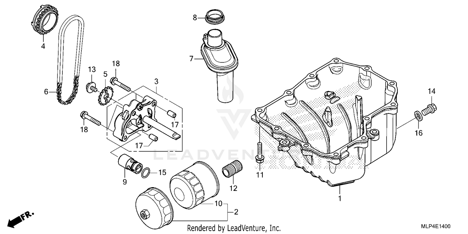 OIL PAN@OIL PUMP
