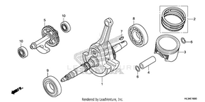 Crankshaft@piston Schematic