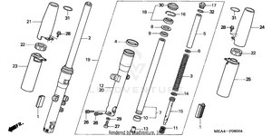 Front Fork Schematic