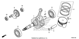 Crankshaft@piston Schematic