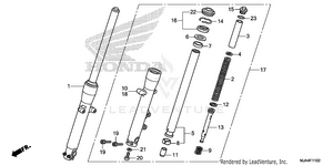Front Fork (3) Schematic