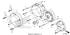 Right Crankcase Cover Schematic