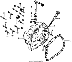 Right Crankcase Cover Schematic