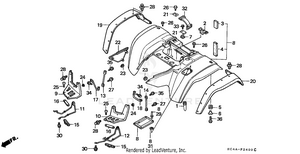 Rear Fender Schematic