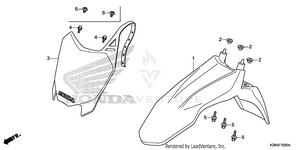 Front Fender Schematic