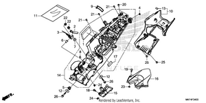 Rear Fender Schematic