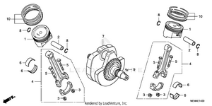 Crankshaft + Piston Schematic