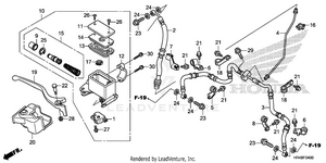 Front Brake Master       Cylinder Schematic