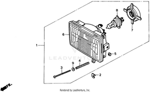 Headlight 88,89 Schematic
