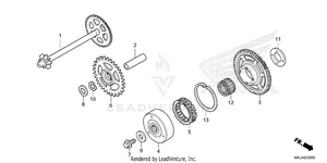 Starting Clutch Schematic