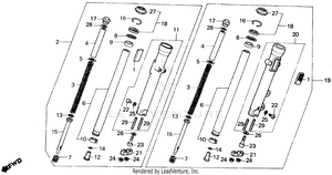 Front Fork Schematic
