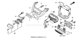 Taillight (vtx1800f) Schematic