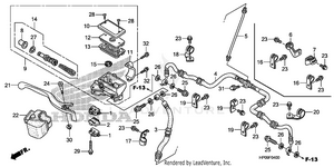Front Brake Master Cylinder Schematic