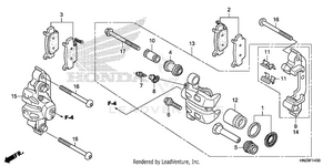 Front Caliper Schematic