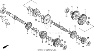 Vt1100c2transmission 95-97 Schematic