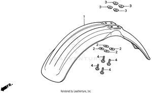 Front Fender Schematic