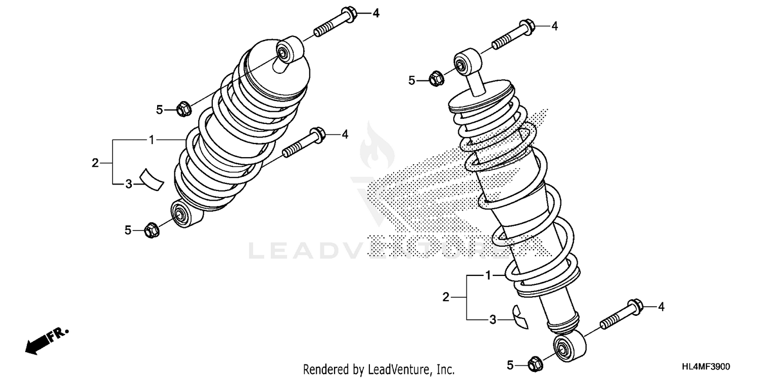 REAR SHOCK ABSORBER (1)
