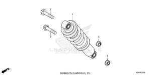 Rear Shock Absorber Schematic