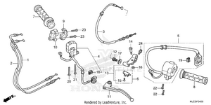 Handle Lever@switch@cable Schematic