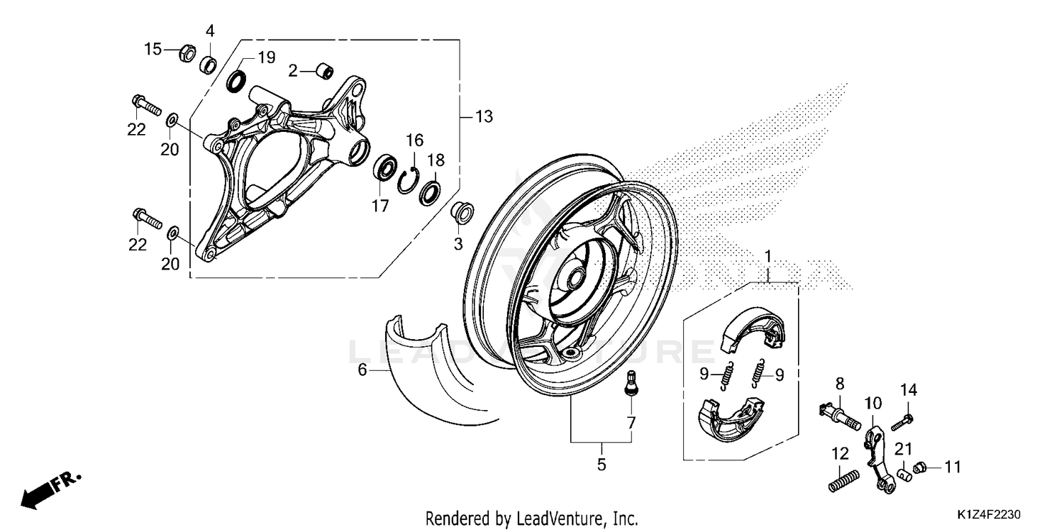 REAR WHEEL@SWINGARM