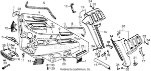 1200i/a Fairing 84-85 Schematic