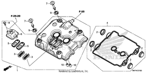 Cylinder Head Cover Schematic