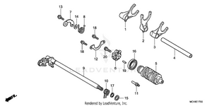 Gearshift Drum Schematic