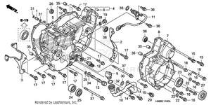Rear Crankcase Cover Schematic
