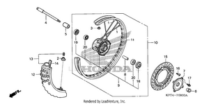 Front Wheel Schematic