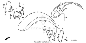 Front Fender Schematic