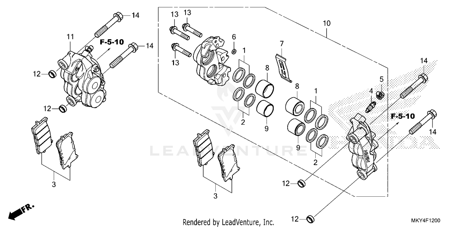 FRONT BRAKE CALIPER