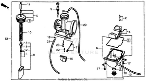 Carburetor 85-89 Schematic