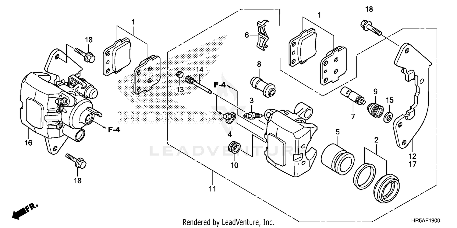 FRONT BRAKE CALIPER
