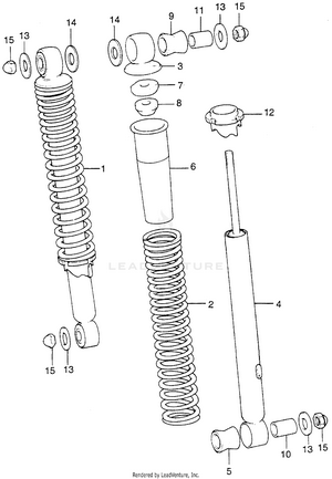 Rear Shock Absorber Schematic