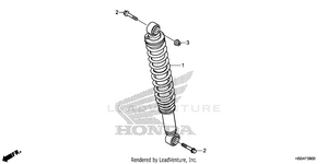 Rear Shock Absorber Schematic
