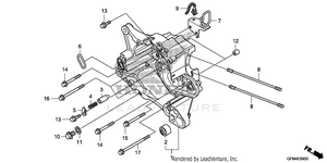 Right Crankcase Schematic